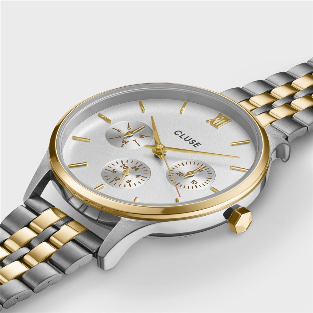 CLUSE Gold Mix Minuit Multifunction Watch