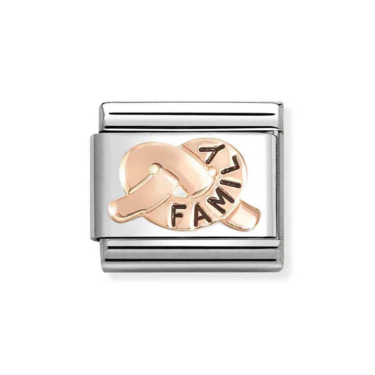 Nomination Rose Gold Family Knot Charm