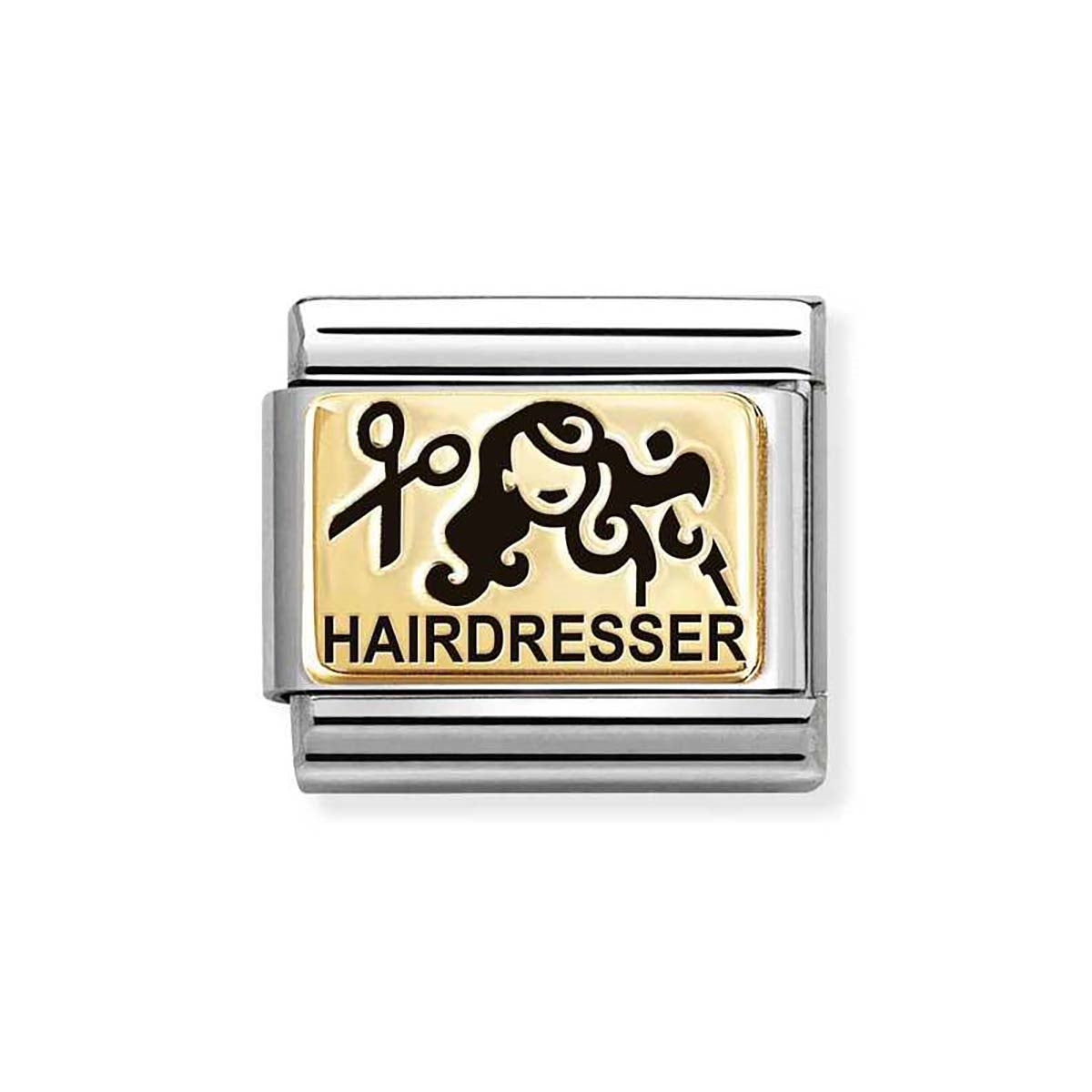 Nomination Gold Hairdresser Charm