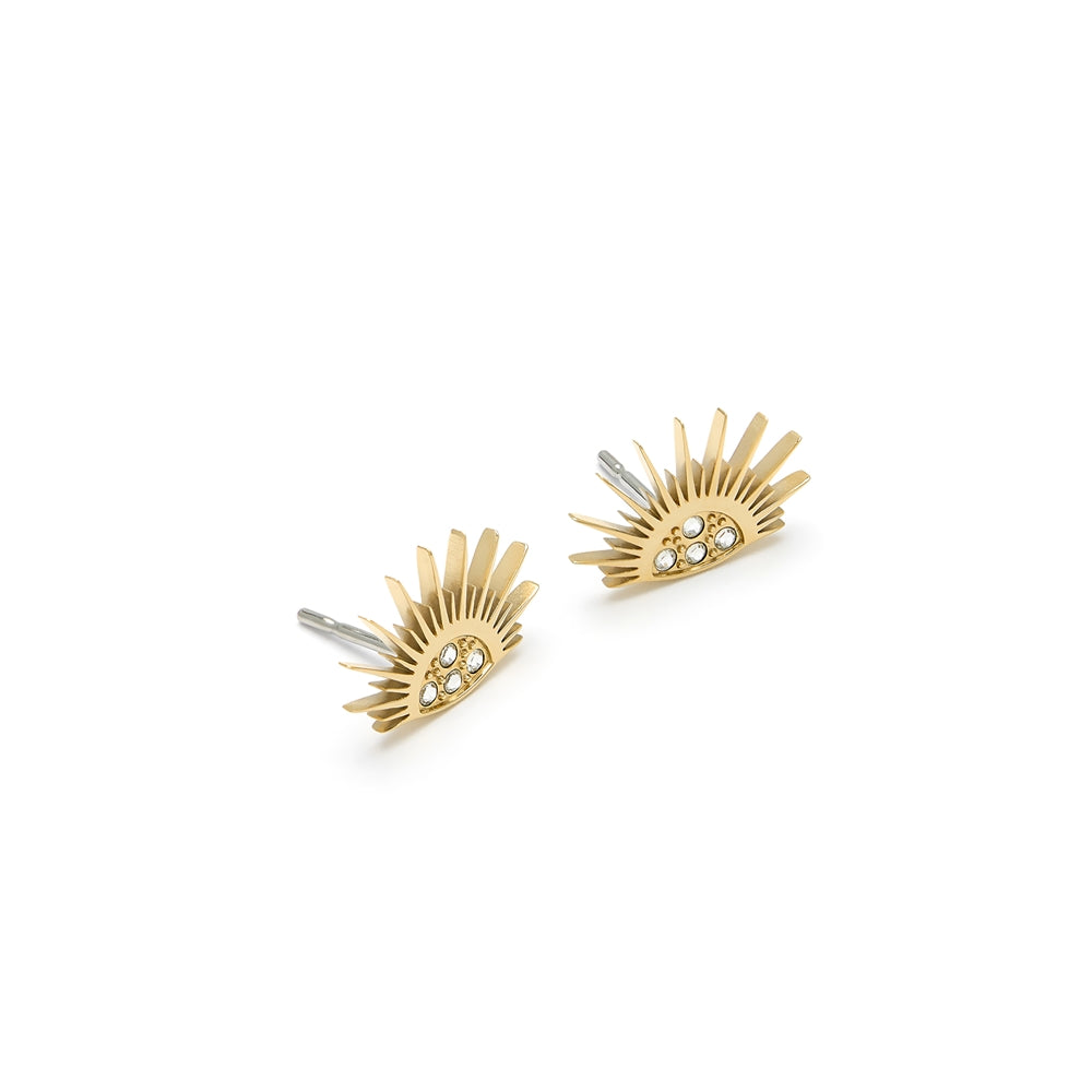 Olivia Burton Celestial Sun Gold IP Stud Earrings