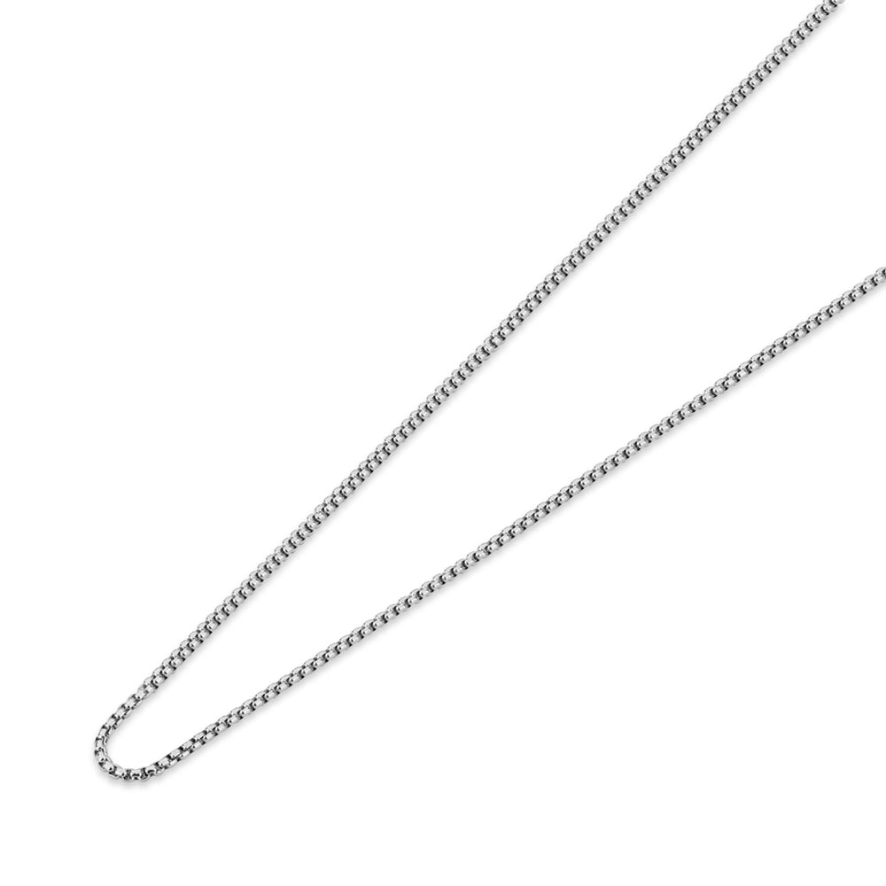 Over & Over Silver Stainless Steel Belcher Chain Necklace