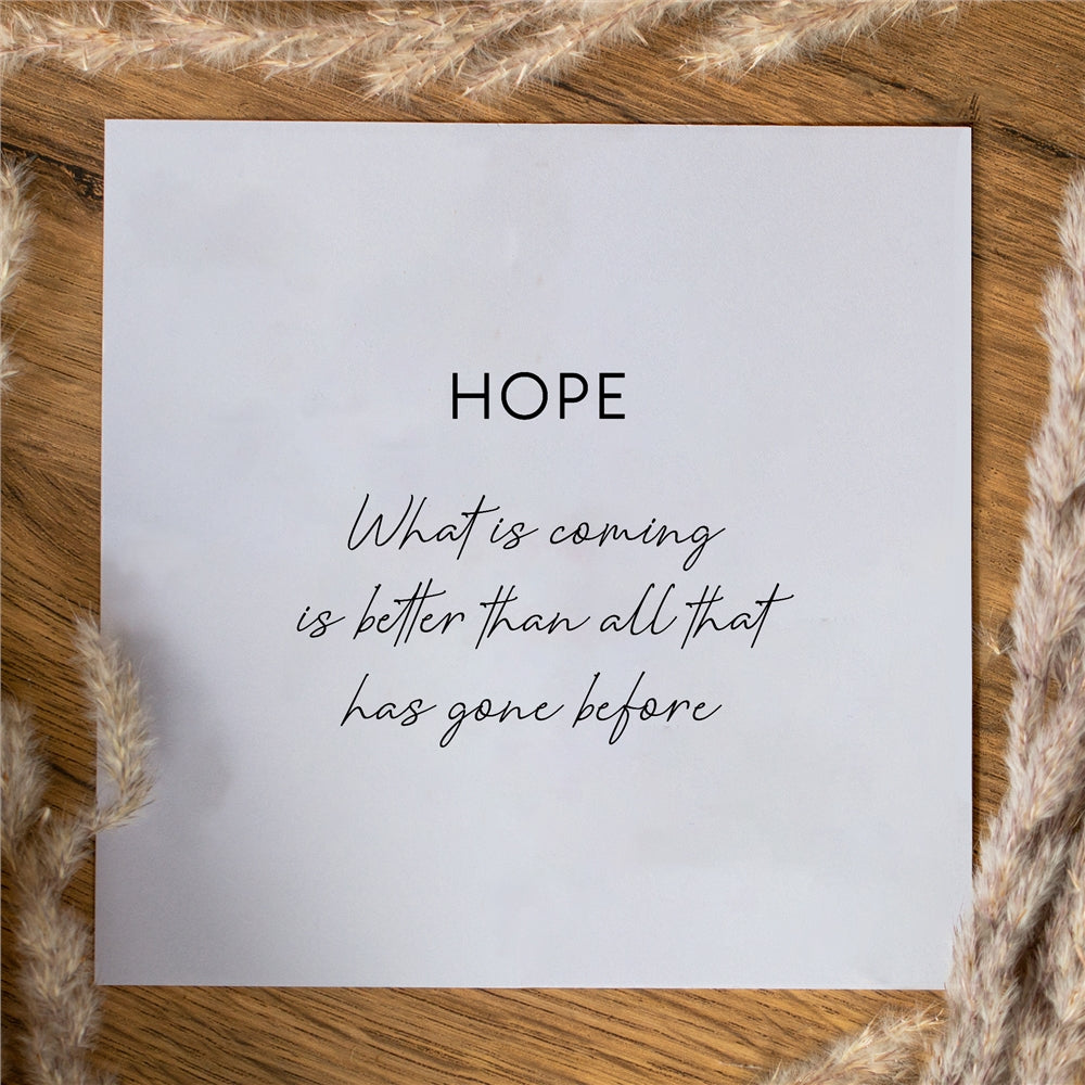 Seek + Find Hope Silver Studs