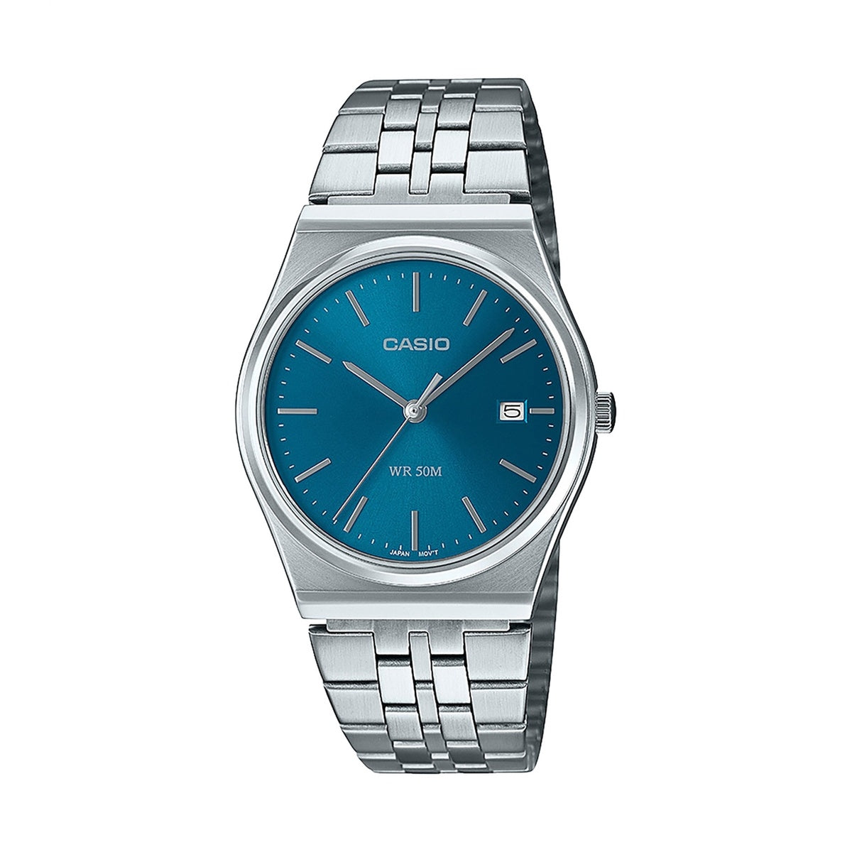 Casio Collection MTP-B145D-2A2VEF Deep Blue Stainless Steel Bracelet Watch