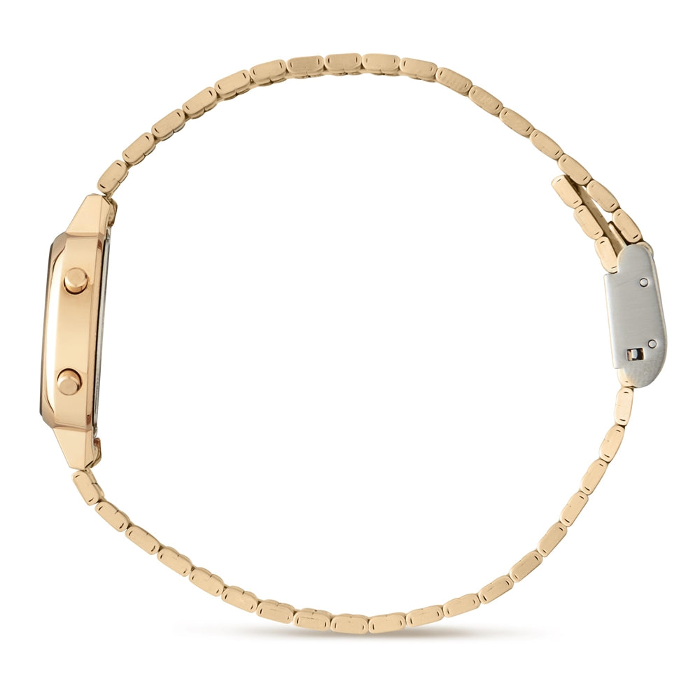 Casio Vintage LA670WEGA-9EF Gold Stainless Steel Bracelet Digital Watch