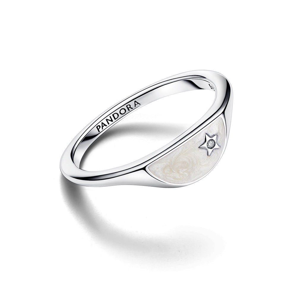 Pandora Pandora ME Halved Enamel Signet Ring