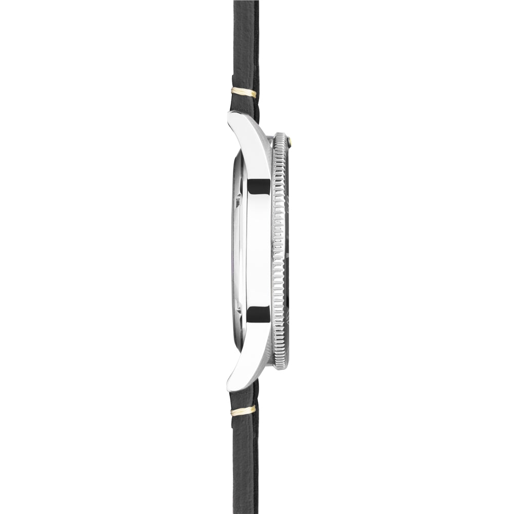 Accurist Men's Dive Black Dial Rubber Strap Watch