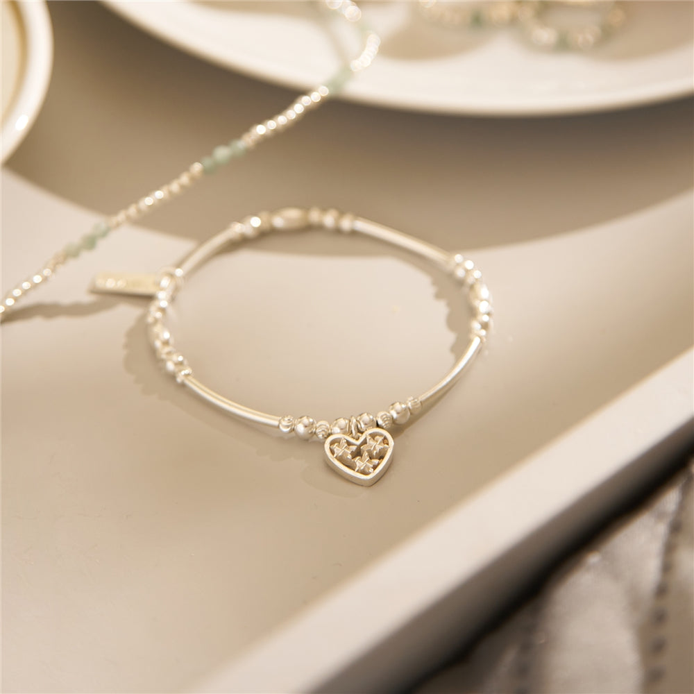 ChloBo Silver Heart of Hope Bracelet