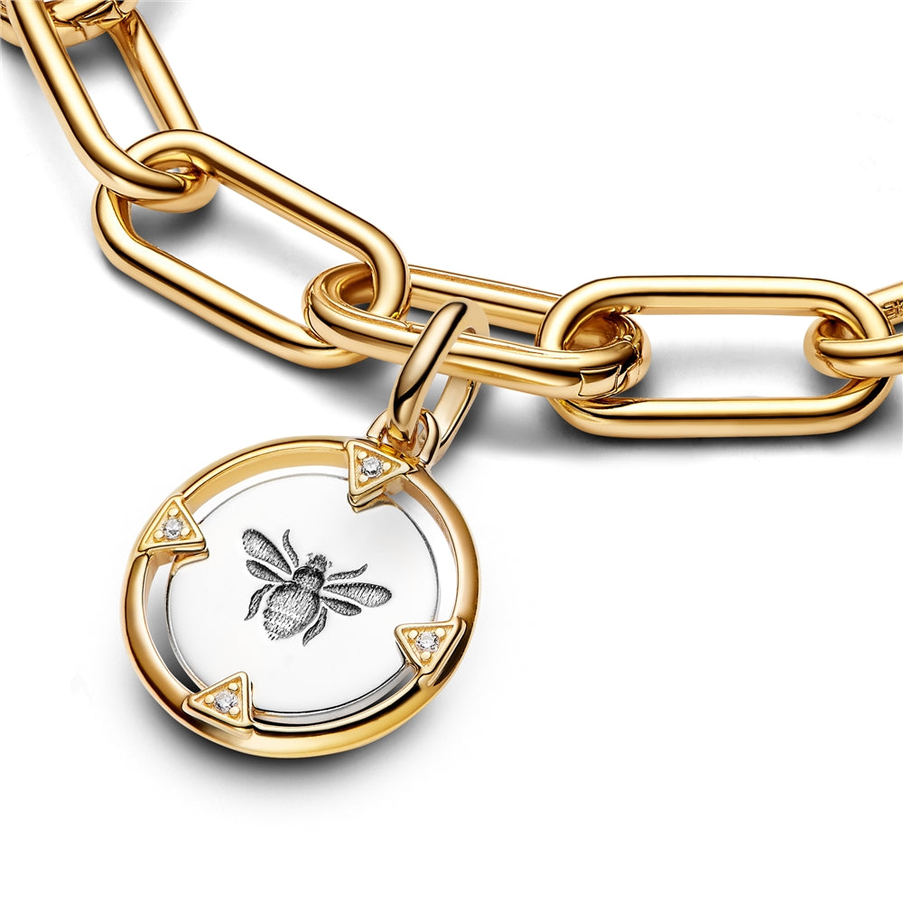 Pandora Gold Bee Medallion Charm