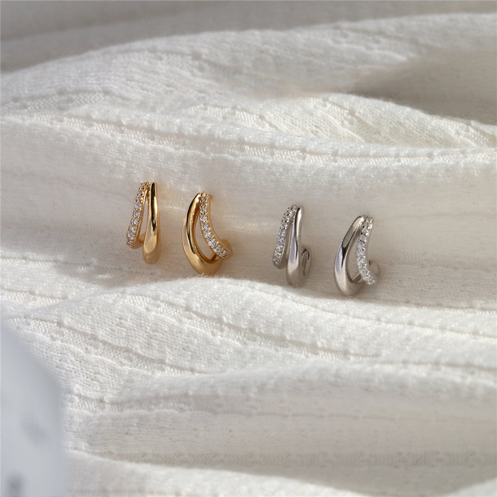 Seek + Find Courage Gold Earrings