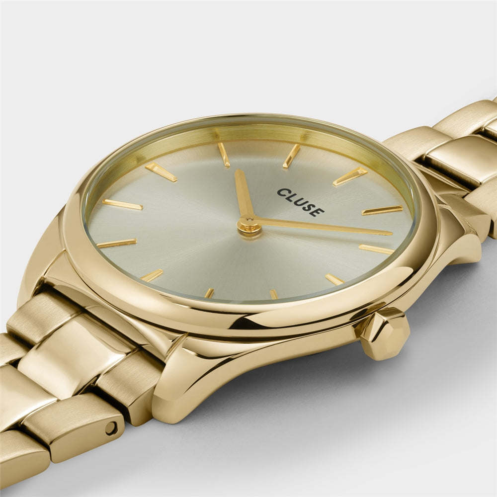 CLUSE Gold Feroce Petite Gold Dial Watch