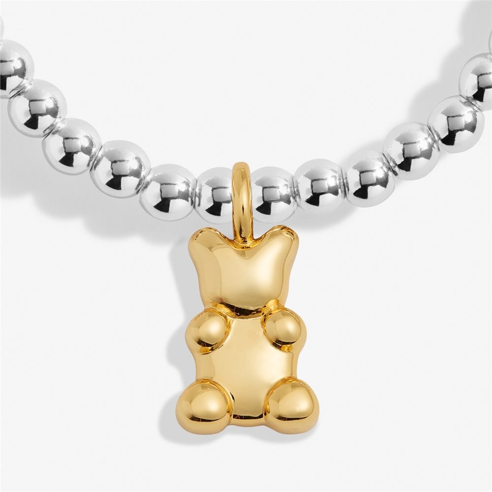 Joma Gold A Little Oh So Sweet Bear Children's Bracelet