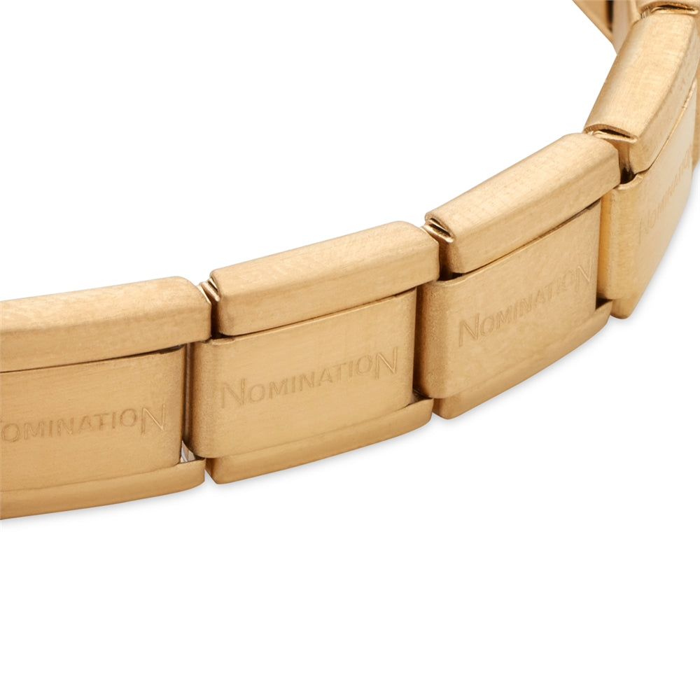 Nomination Classic Matte Gold Plated Starter Bracelet