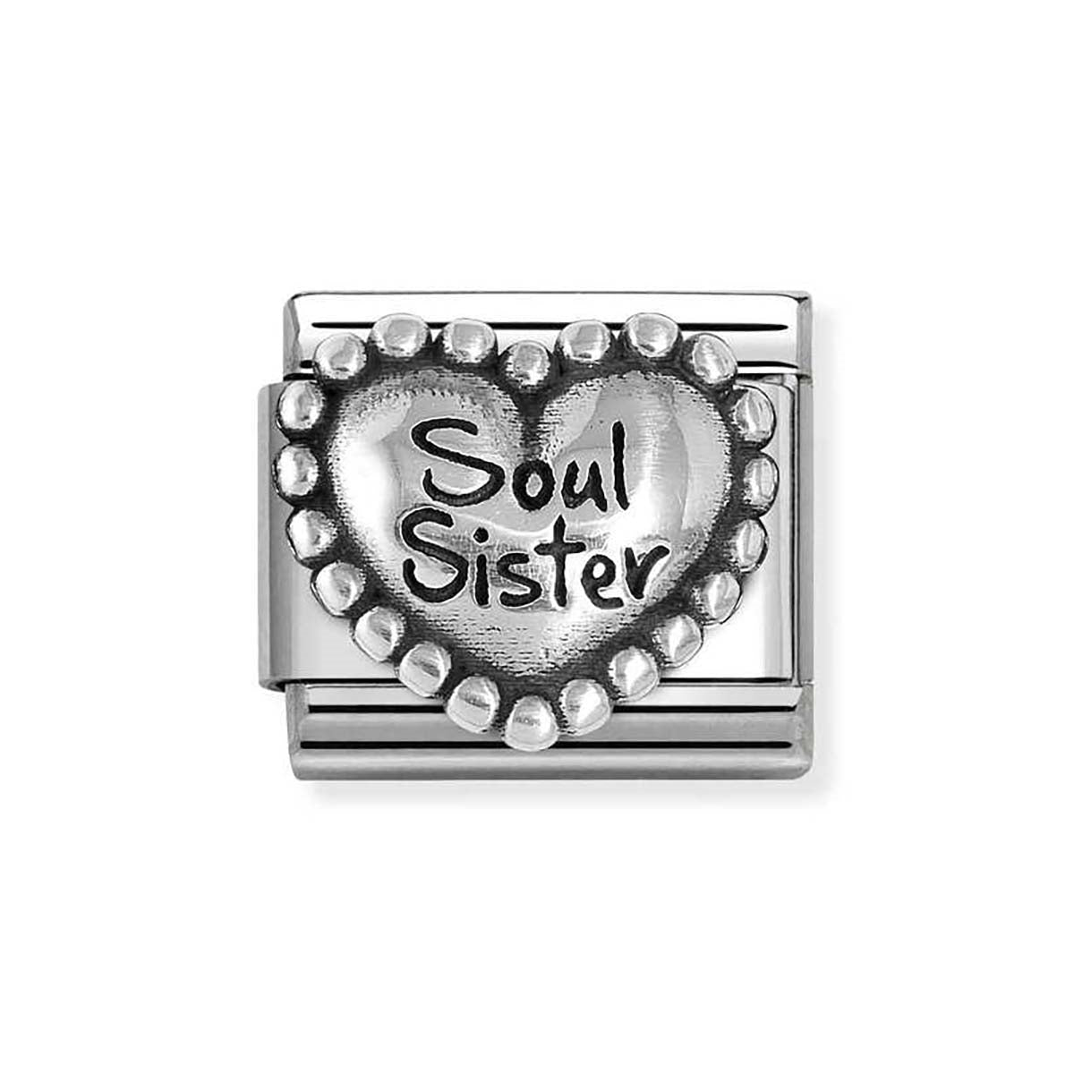 Nomination Heart with Dots Soul Sister Charm