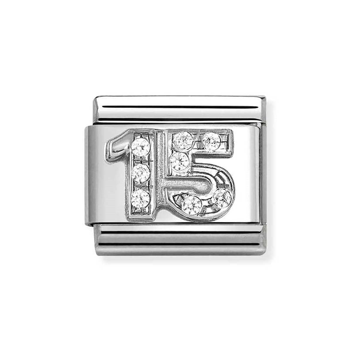 Nomination Silver Crystal 15 Charm