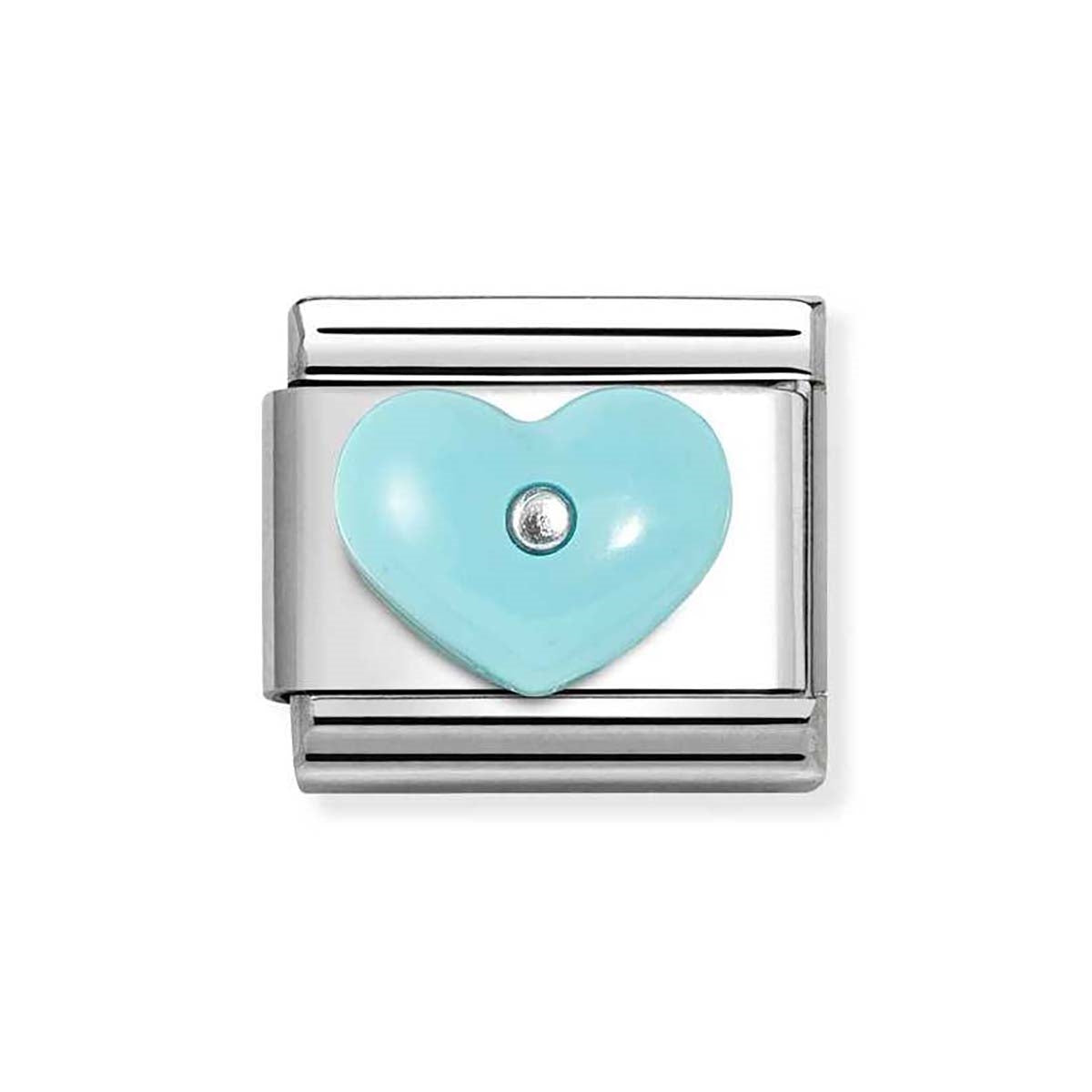 Nomination Turquoise Heart Charm