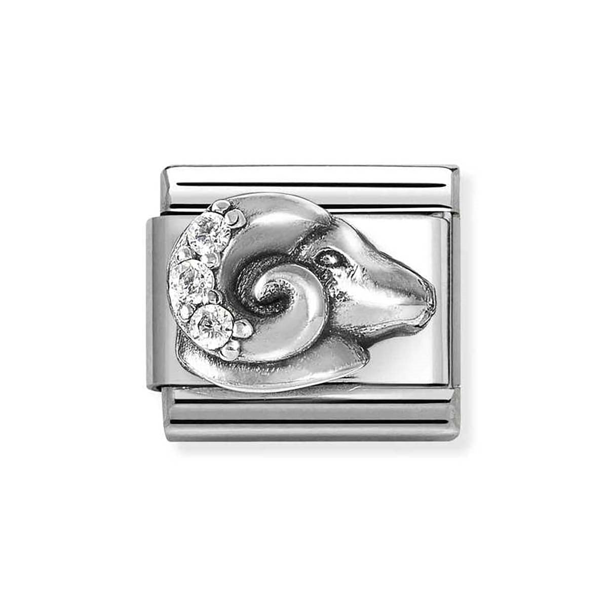 Nomination Crystal Aries Ram Charm