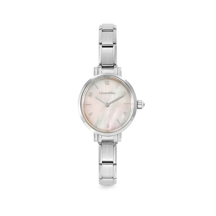 Nomination Paris Pink Mother of Pearl Oval Watch