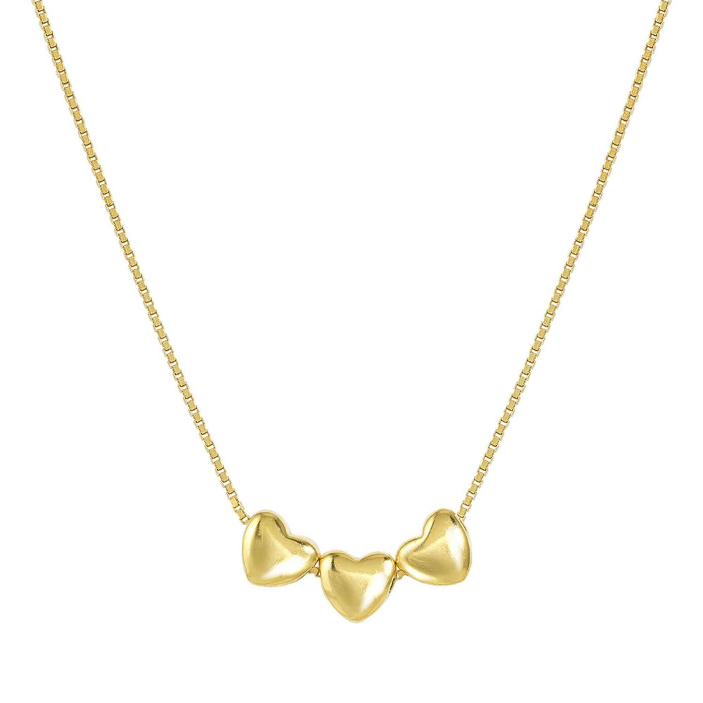 Nomination Armonica Gold Multi Heart Necklace