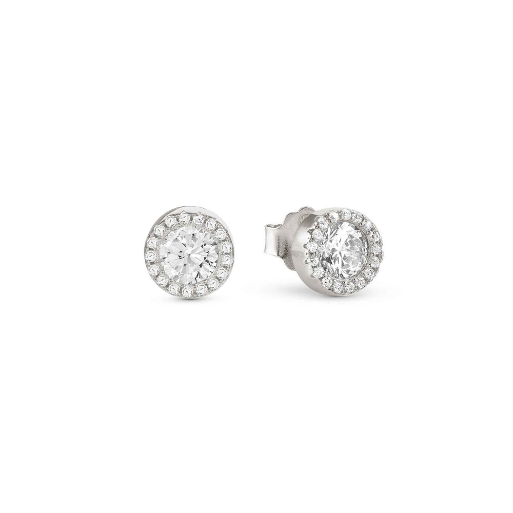 Nomination Seidivina Silver White Halo Earrings