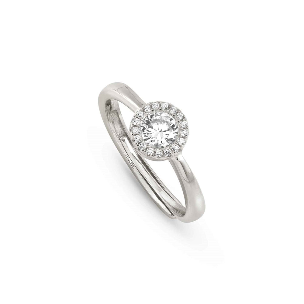 Nomination Seidivina Silver White Halo Ring
