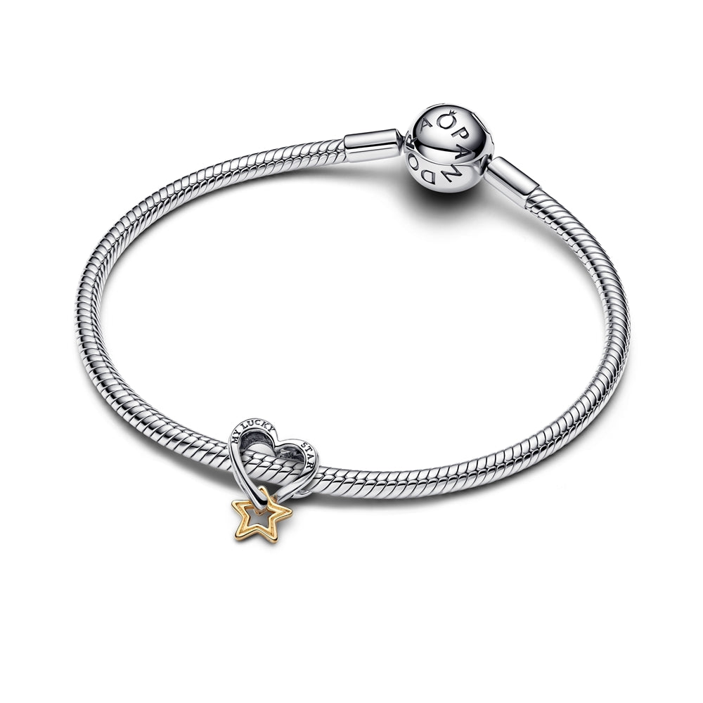 Pandora Lucky Star & Heart Charm