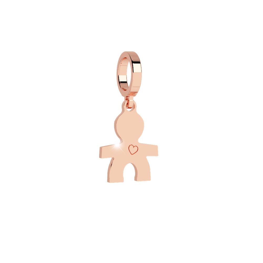 Rebecca Rose Gold Boy Charm