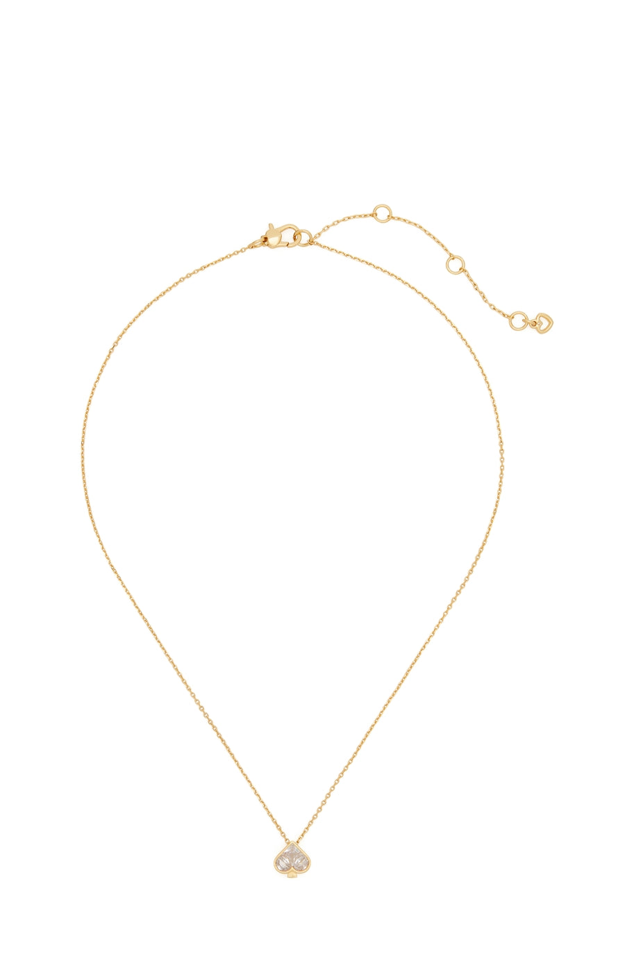 Kate Spade New York Gold So Spade Crystal Necklace