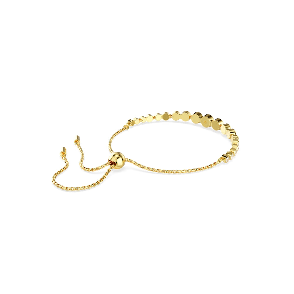 Swarovski Imber Gold Tone Mixed Round Cut Tennis Bracelet