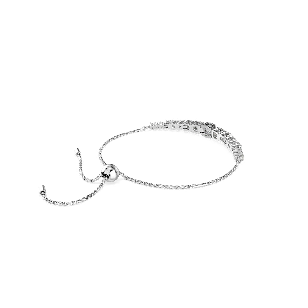 Swarovski Matrix Rhodium Plated Gradient Round Cut Bracelet