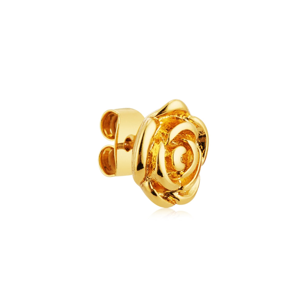 August Woods Gold Floral Stud Earrings