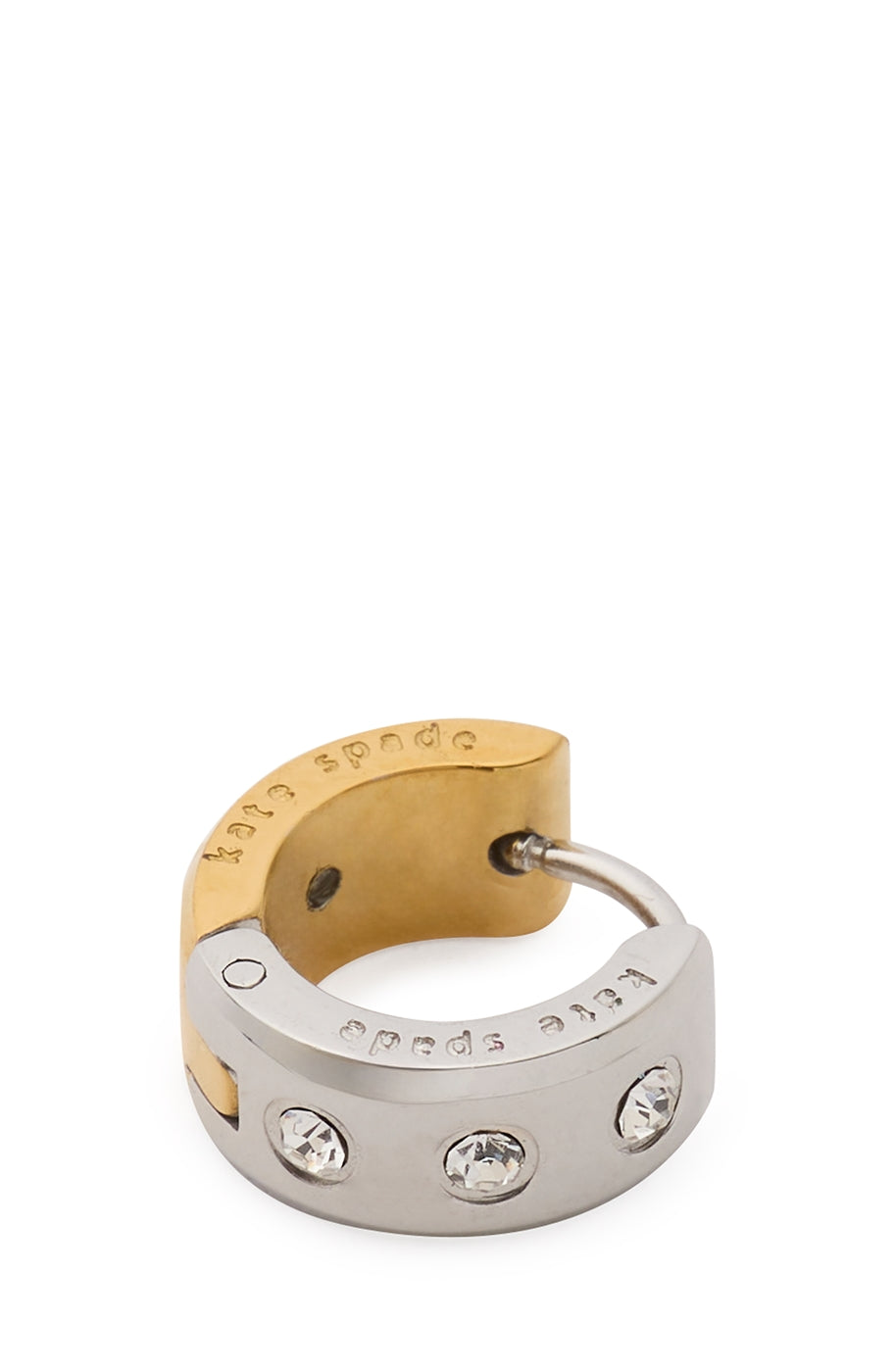 Kate Spade New York Gold Mix Set In Stone Huggies
