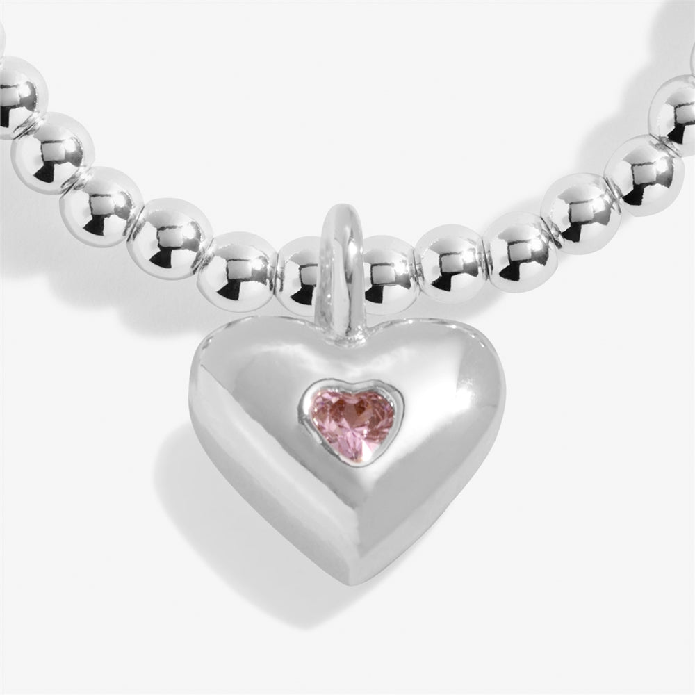 Joma Confetti Birthday Girl Heart Kids Bracelet