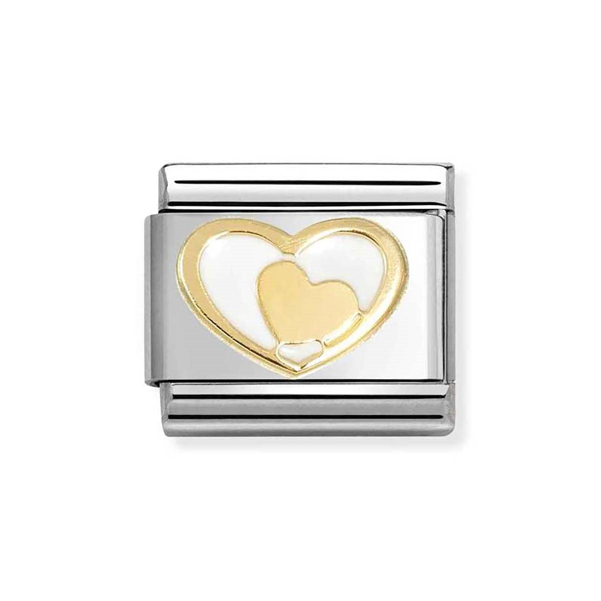 Nomination Heart in Heart White