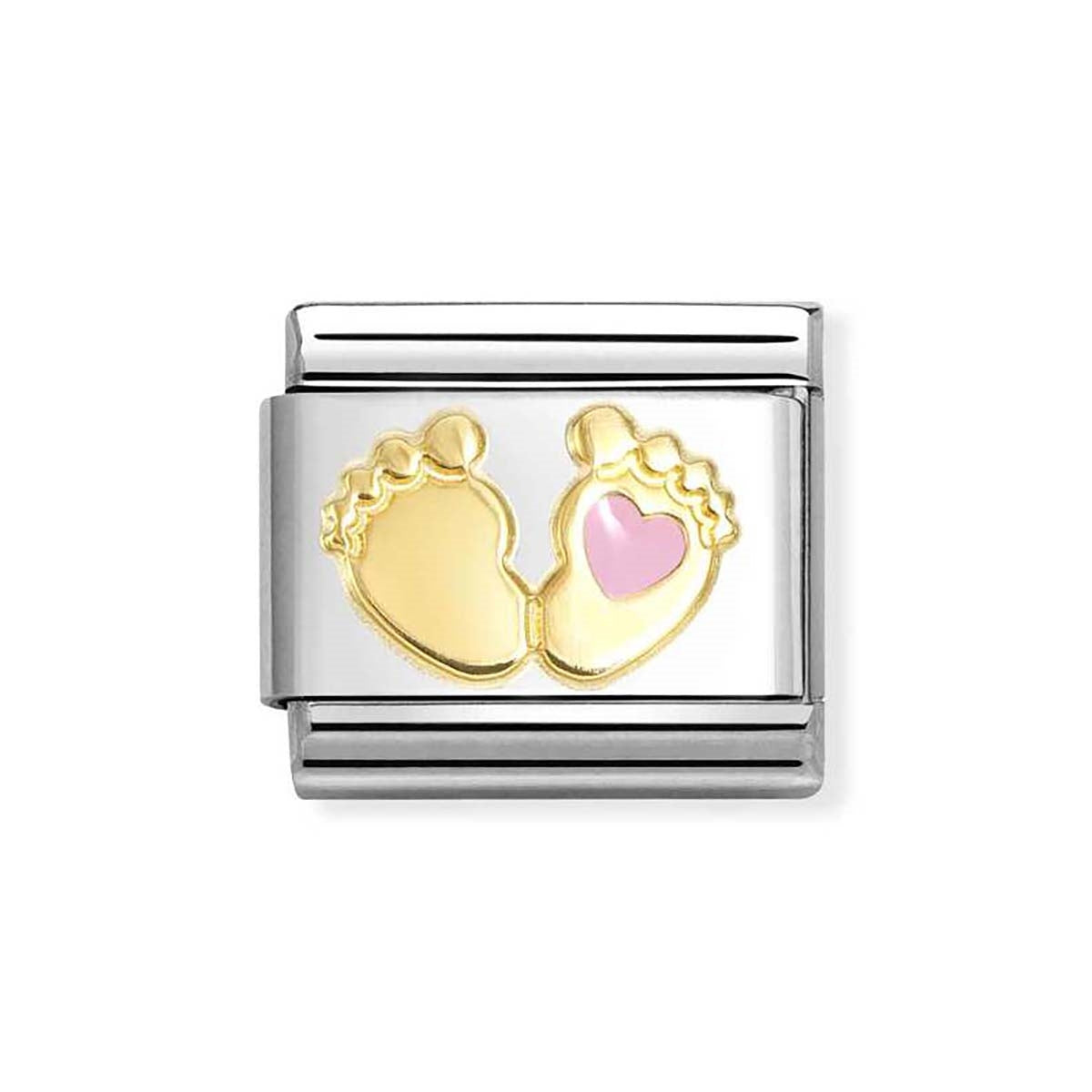 Nomination Baby Pink Feet Charm