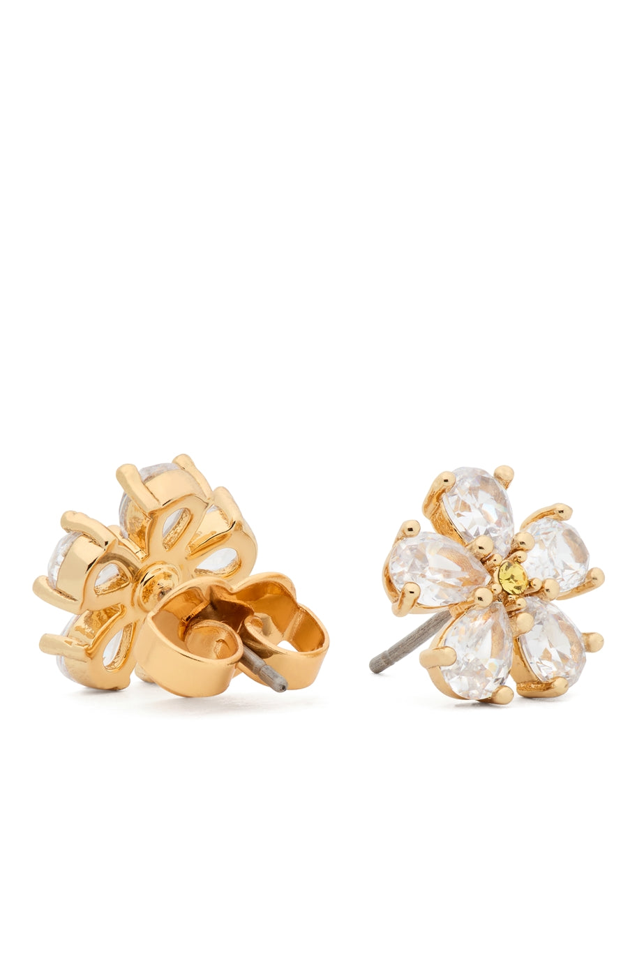 Kate Spade New York Gold Crystal Bloom Stud Earrings