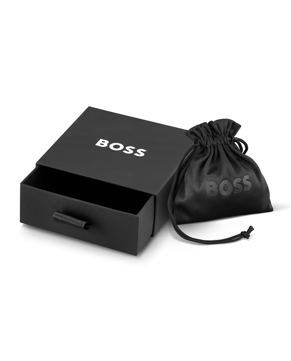 Boss Silver Doran Steel Braided Bracelet