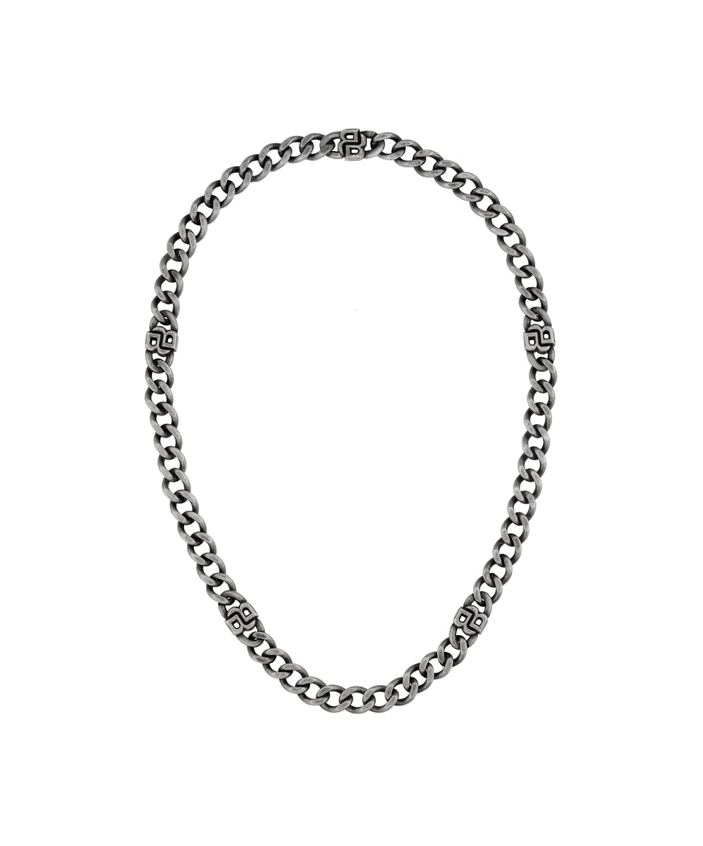 Boss Graphite Double B Necklace