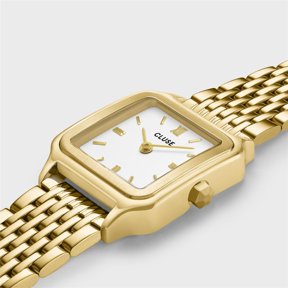 CLUSE Gold Gracieuse White Bracelet Giftbox