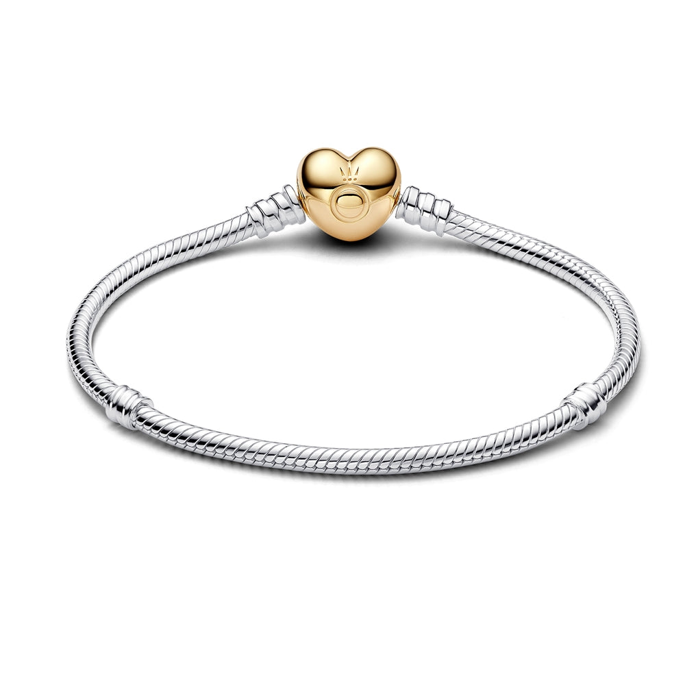 Pandora Gold Heart Clasp Bracelet