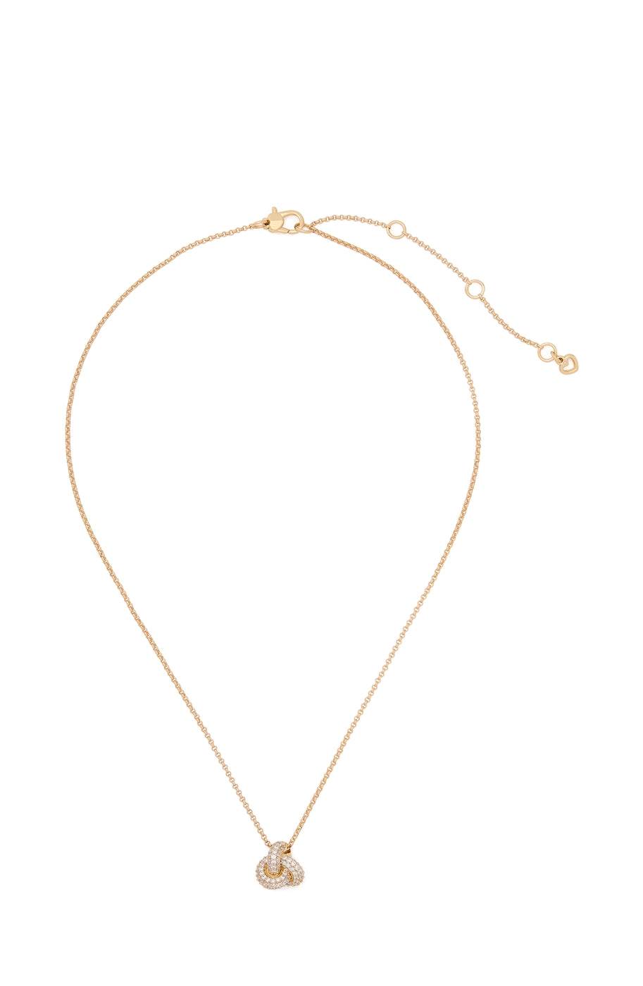Kate Spade New York Gold Knot Pavé Necklace