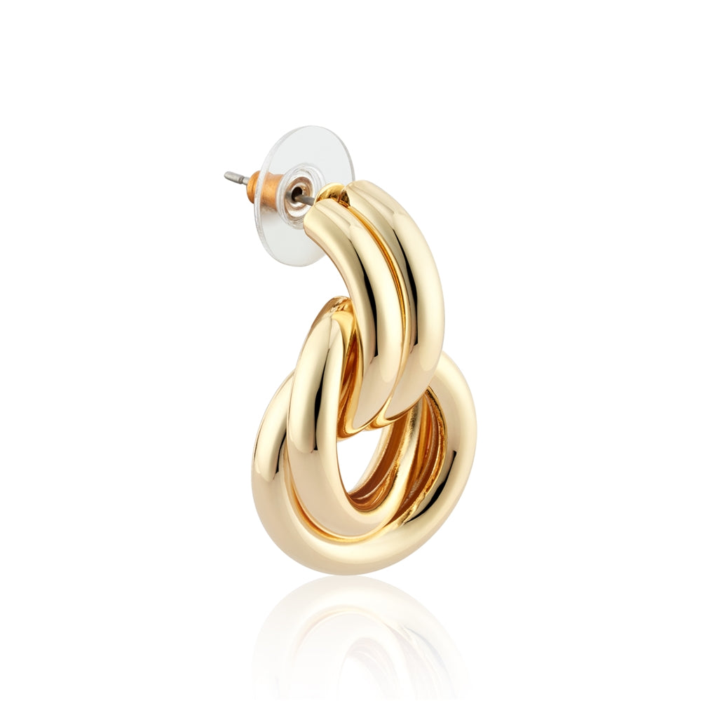 August Woods Gold Knot Stud Earrings