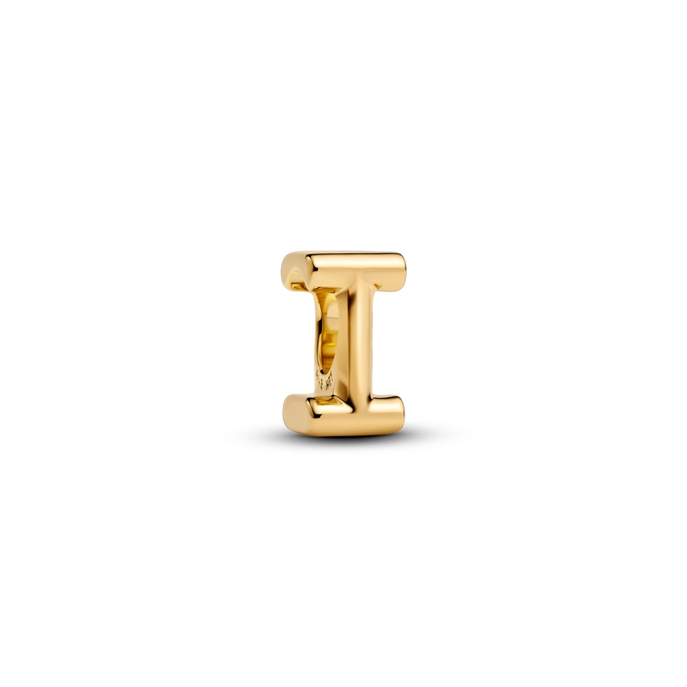 Pandora Gold Letter I Alphabet Charm
