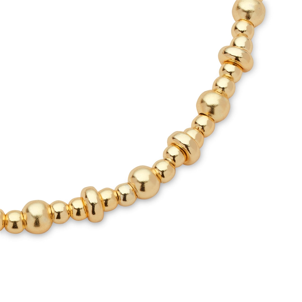 Argento Gold 14k Plated Mini Beaded Bracelet