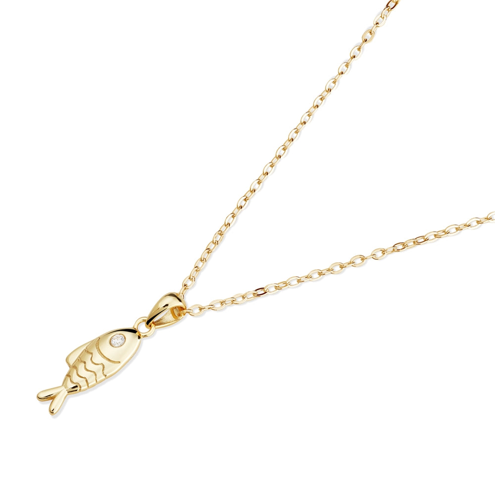 Argento Gold 14k Plated Sardine Necklace