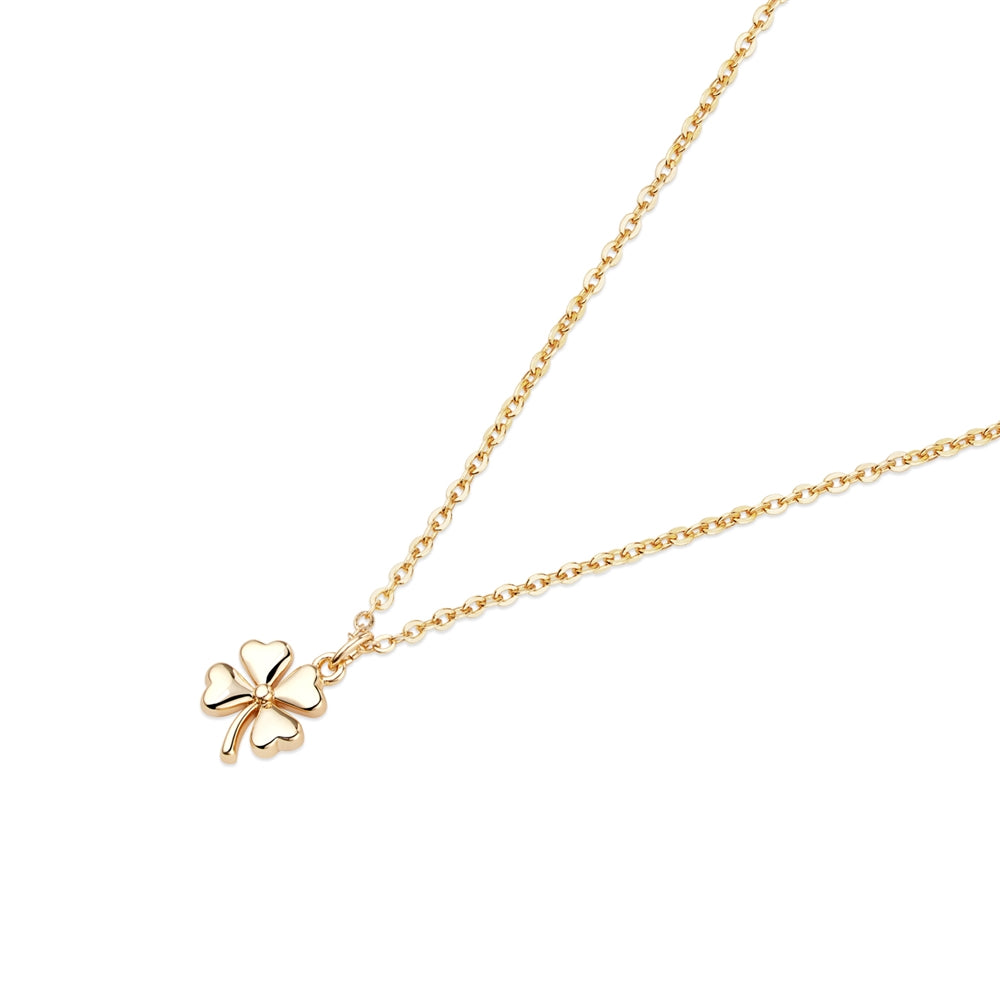 August Woods Gold Kids Mini Clover Necklace