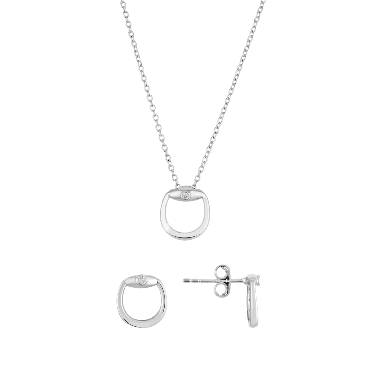 Argento Silver Plain Rein Gift Set