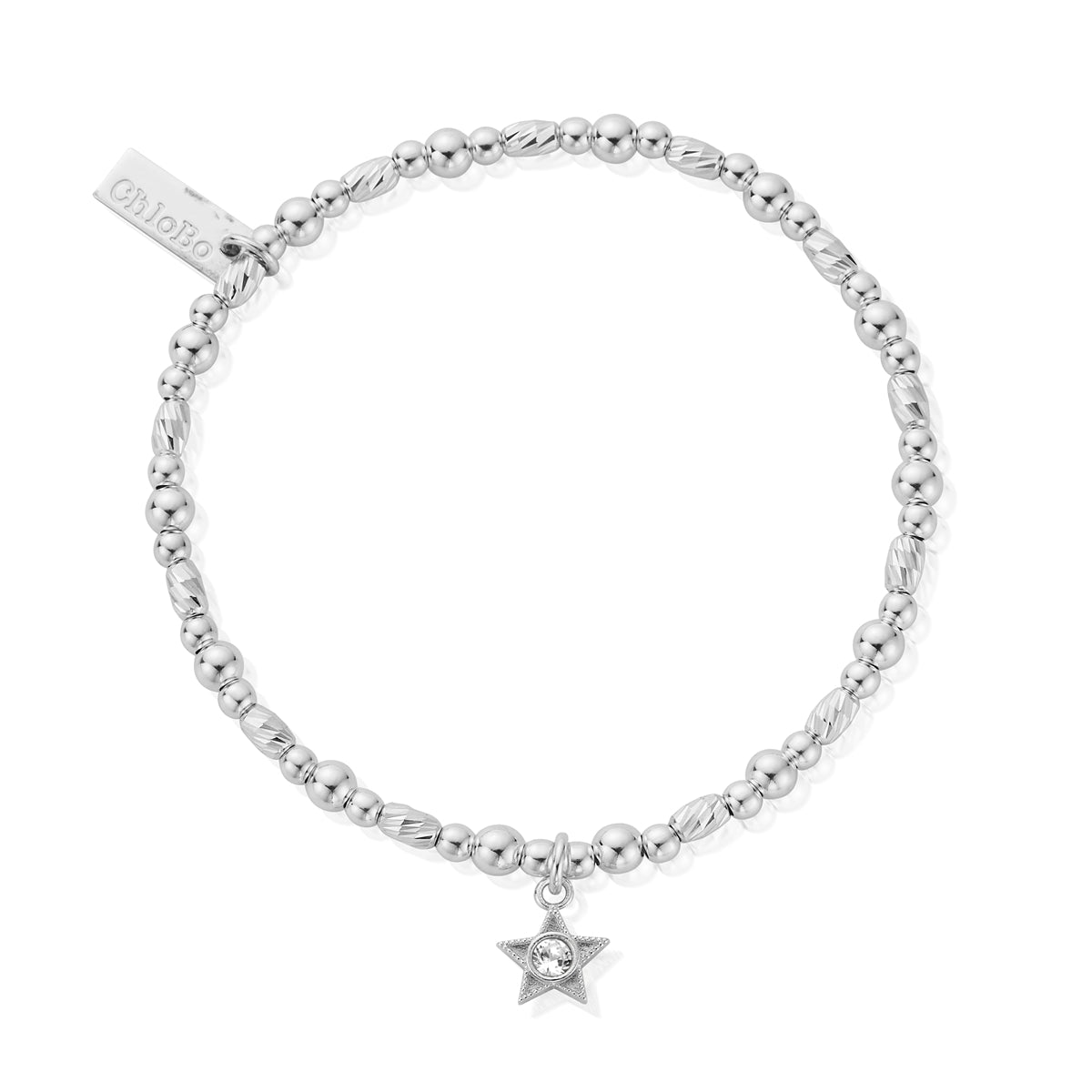 ChloBo Silver April Star Bracelet