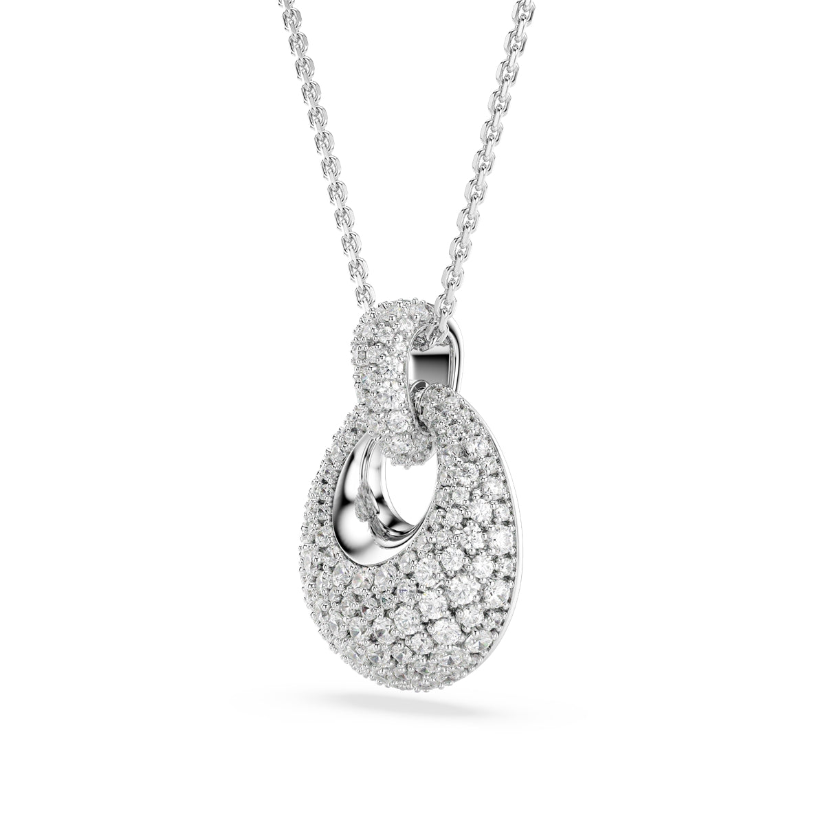 Swarovski Silver Sublima White Rhodium Plated Necklace