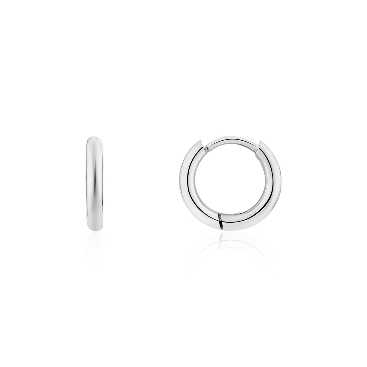 Over & Over Silver Plain 3 Hoop Earring Set