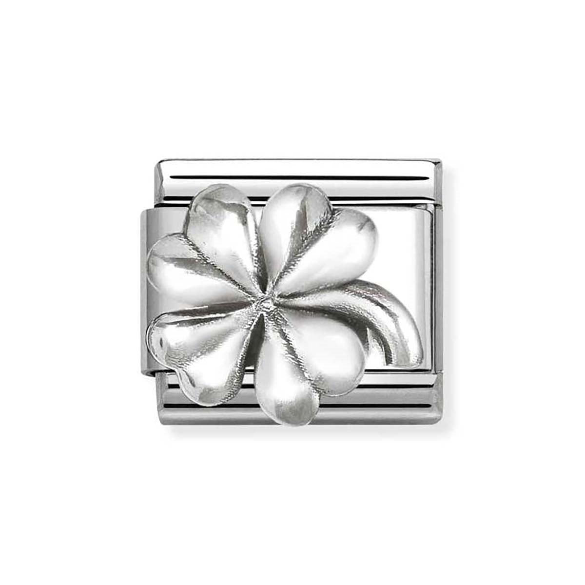 Nomination Silver Four-Leaf Clover Charm